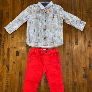 Jean Bourget Shirt & Pant Set